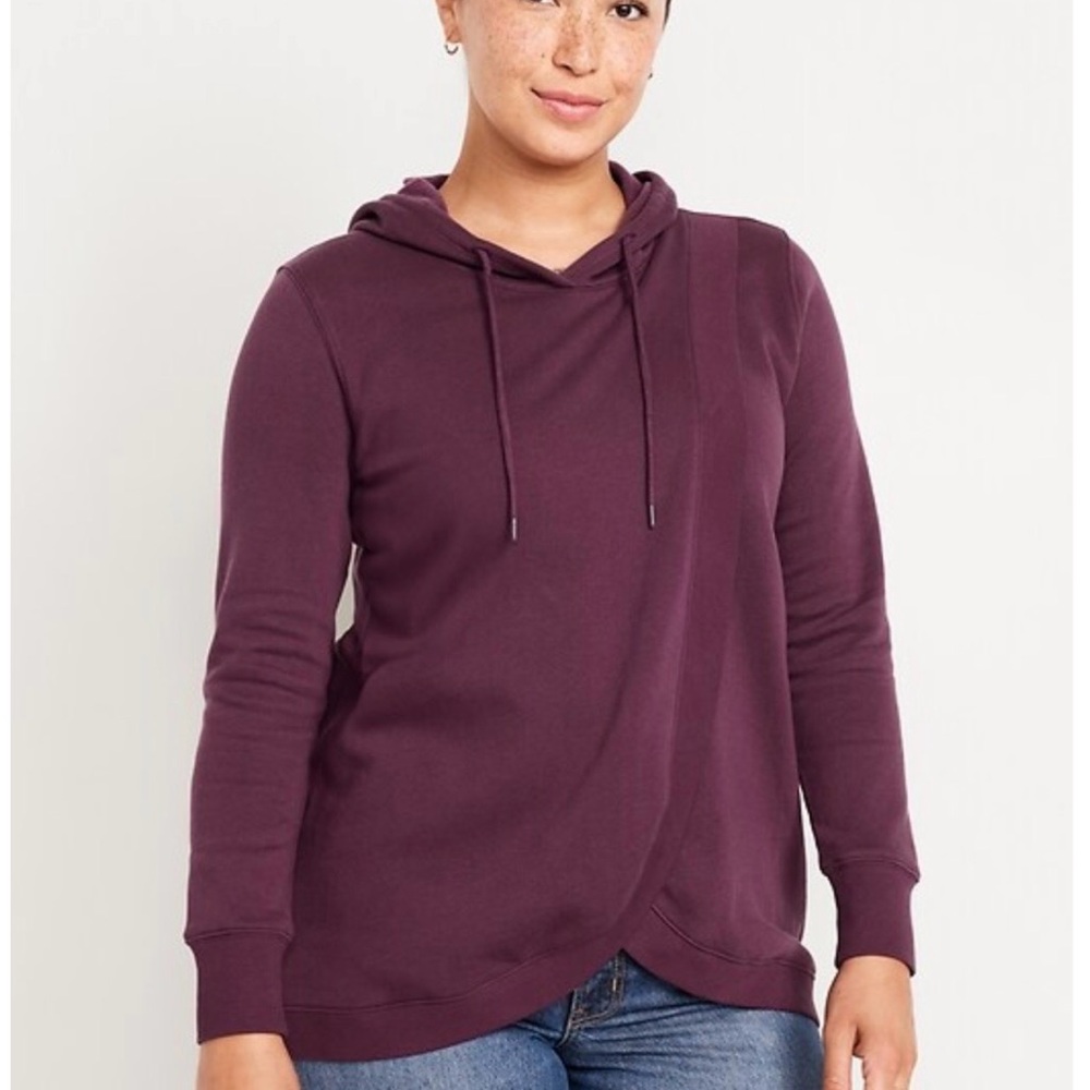 Old Navy Maternity Cross-Front Nursing Hoodie
